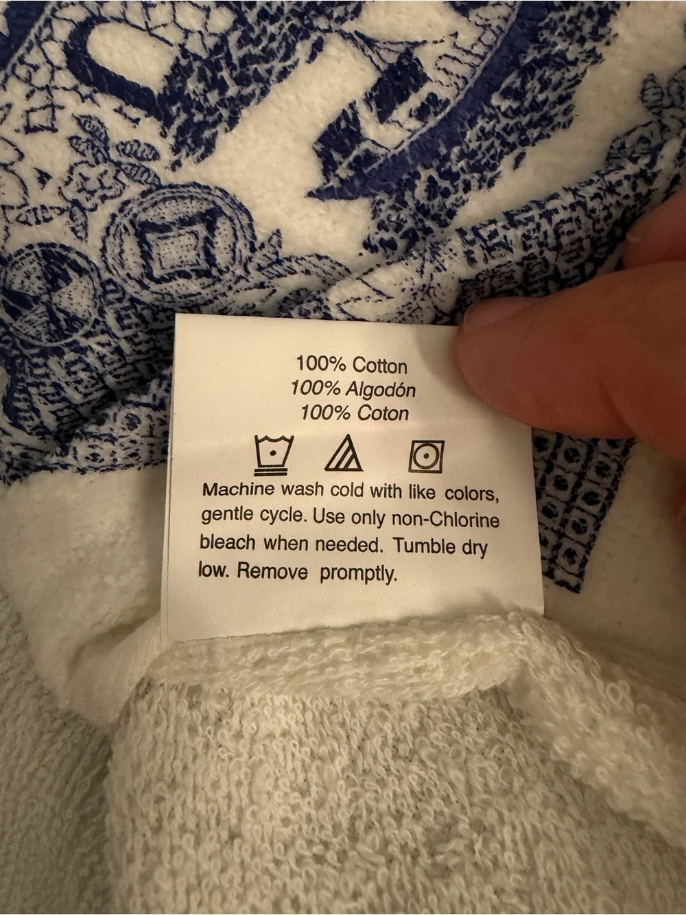 Kay Dee For A Well Dressed Kitchen Blue Willow Terry Kitchen Towels Set of 2 NWT